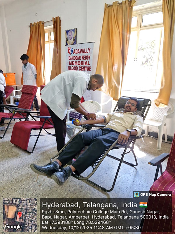 Blood Donation Drive 10.12.25