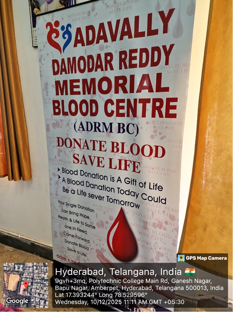 Blood Donation Drive 10.12.25