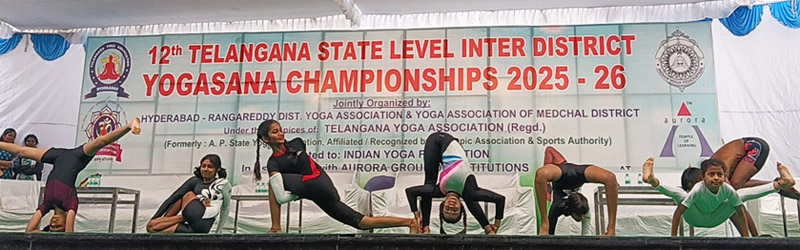 Telangana District Level Yoga Championship 29.11.2025